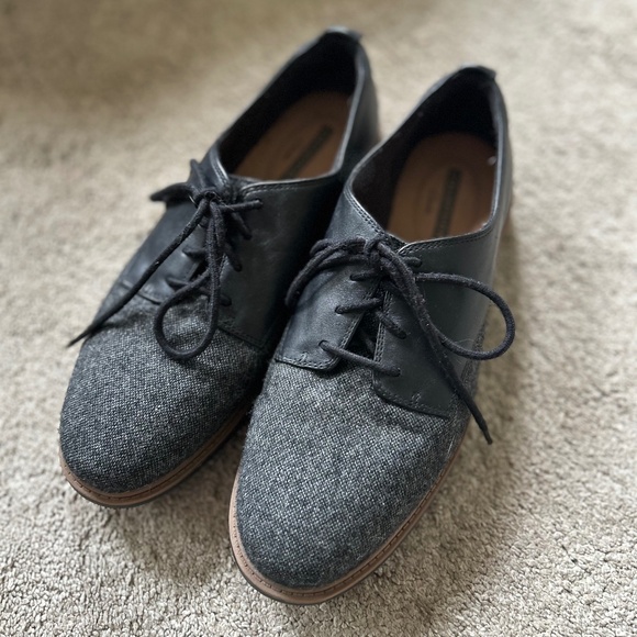 Clarks Other - ❄Clark’s Collection Tweed Soft Cushion Dress Shoes-Like new!!